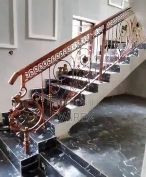 Exotic Wrought Iron Hand Rails. Handrail