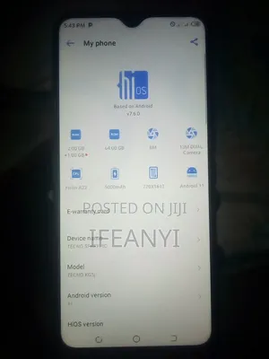 Tecno Spark 8C 64 GB