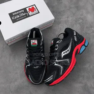 Original Keith Haring X Saucony Nyc Progrid Triumph 4 Sneakers