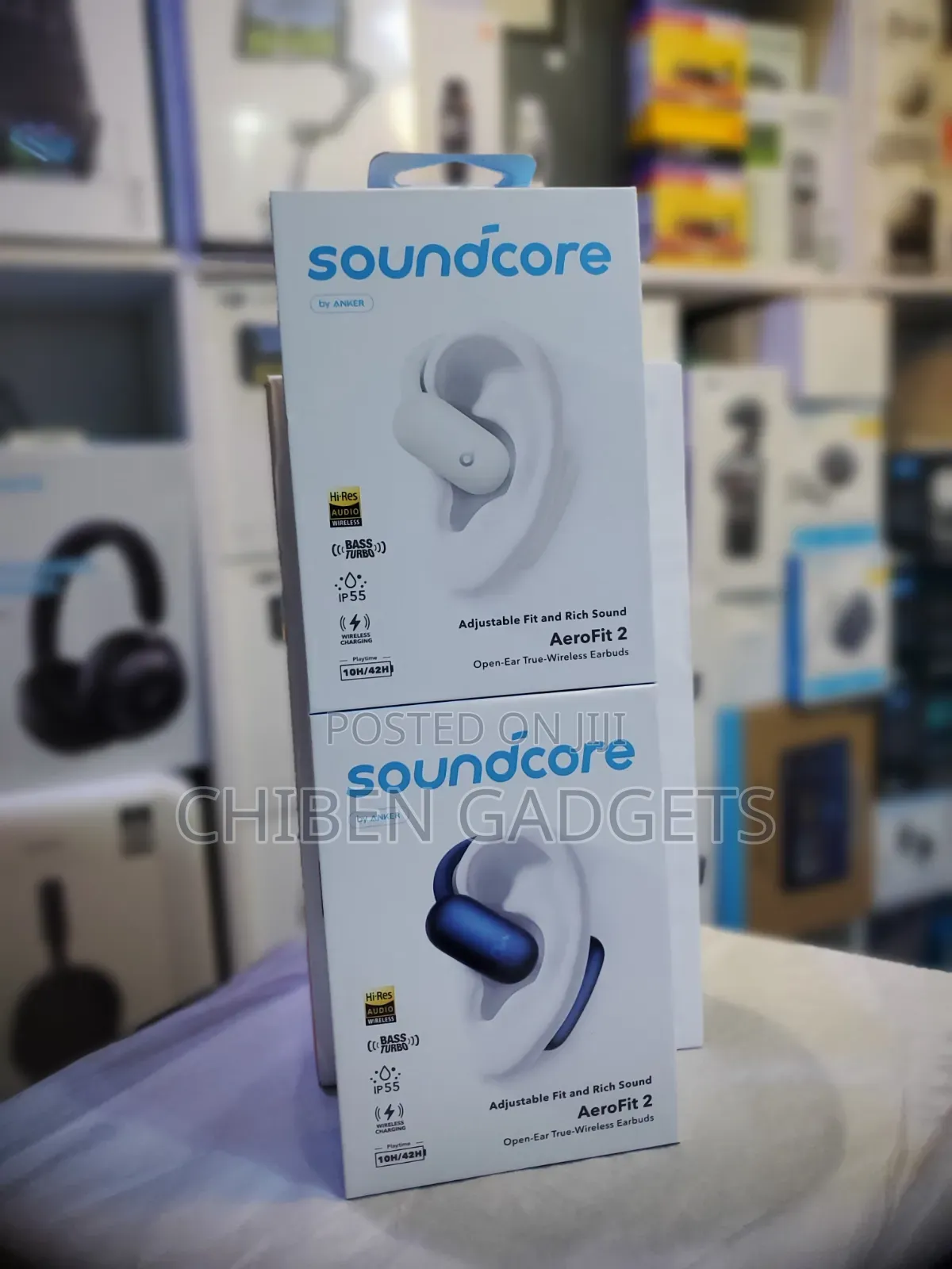 New Soundcore Aerofit 2 Open Ear Wireless Bluetooth Adjustable
