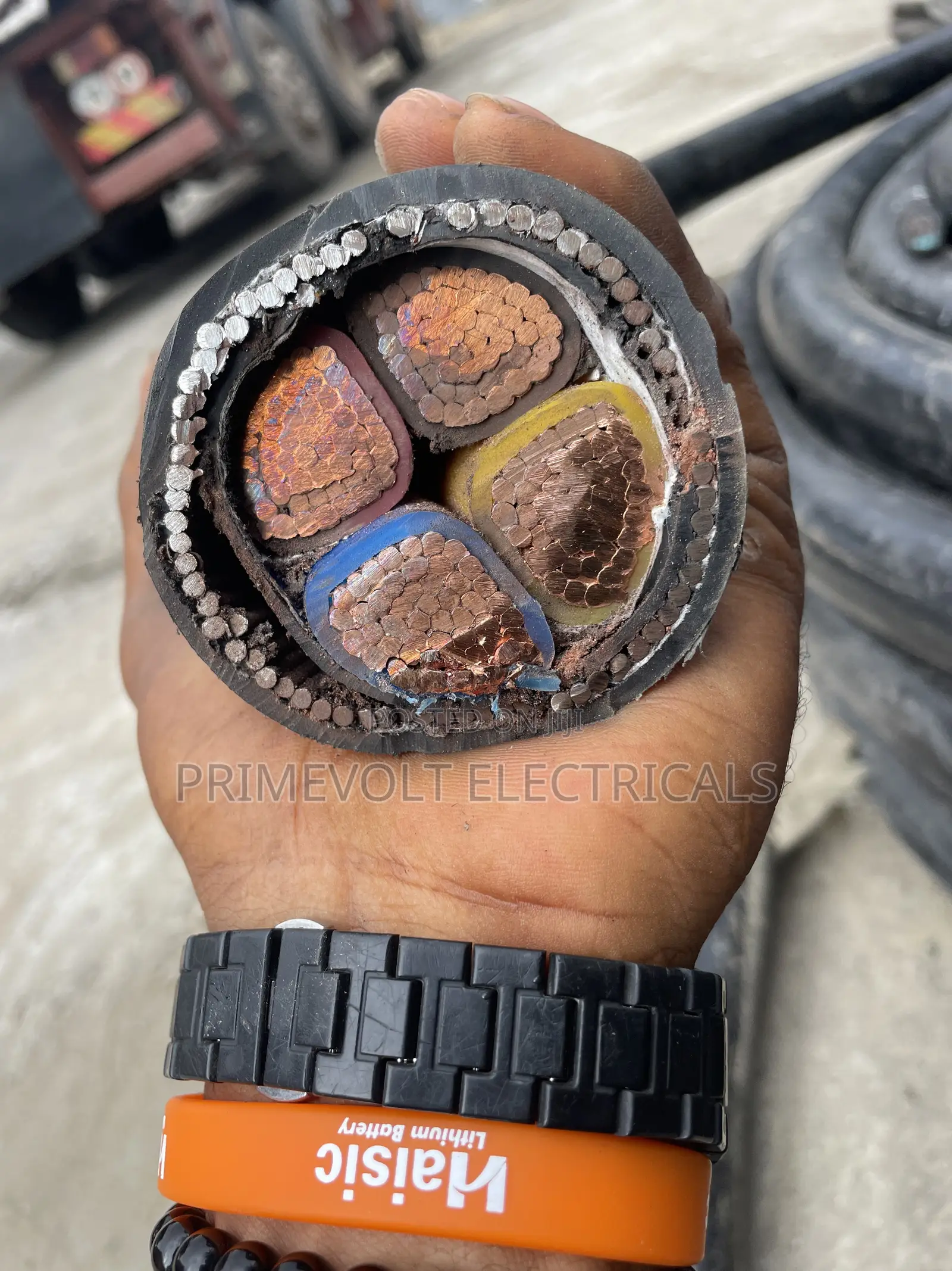 185mmx4core Armoured Cable