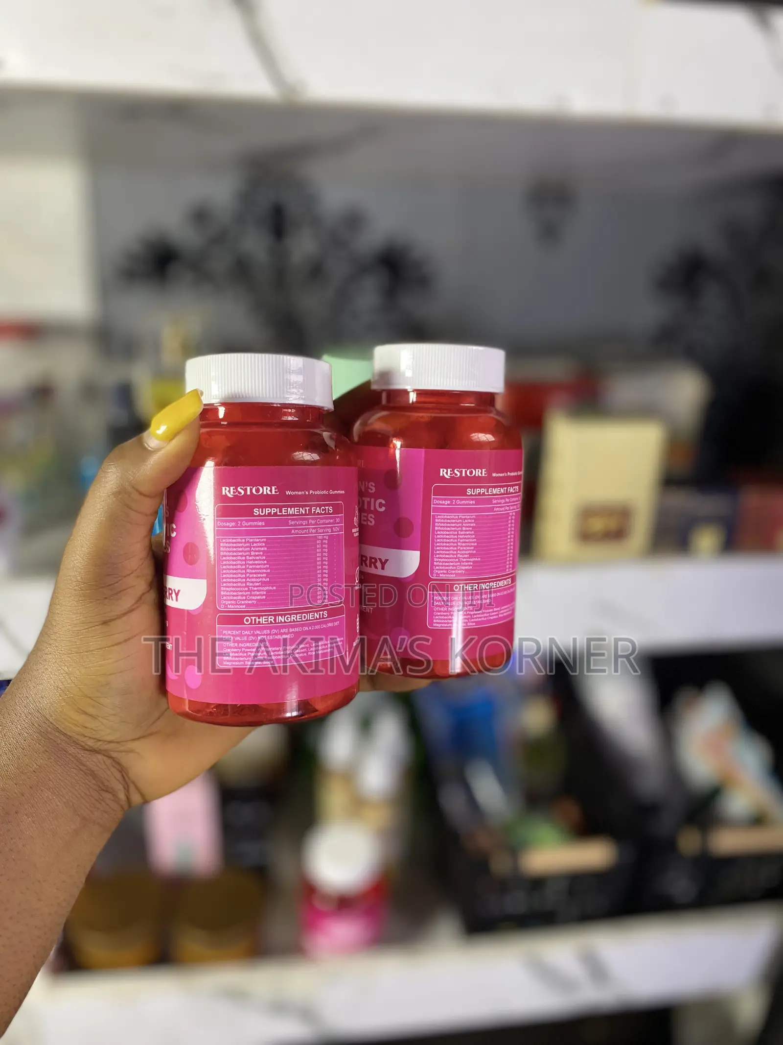 Probiotic With Cranberry Gummies