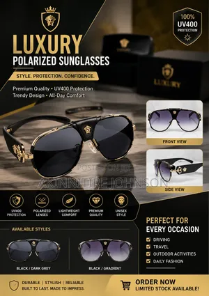 Luxury Polarized UV400 Sunglasses