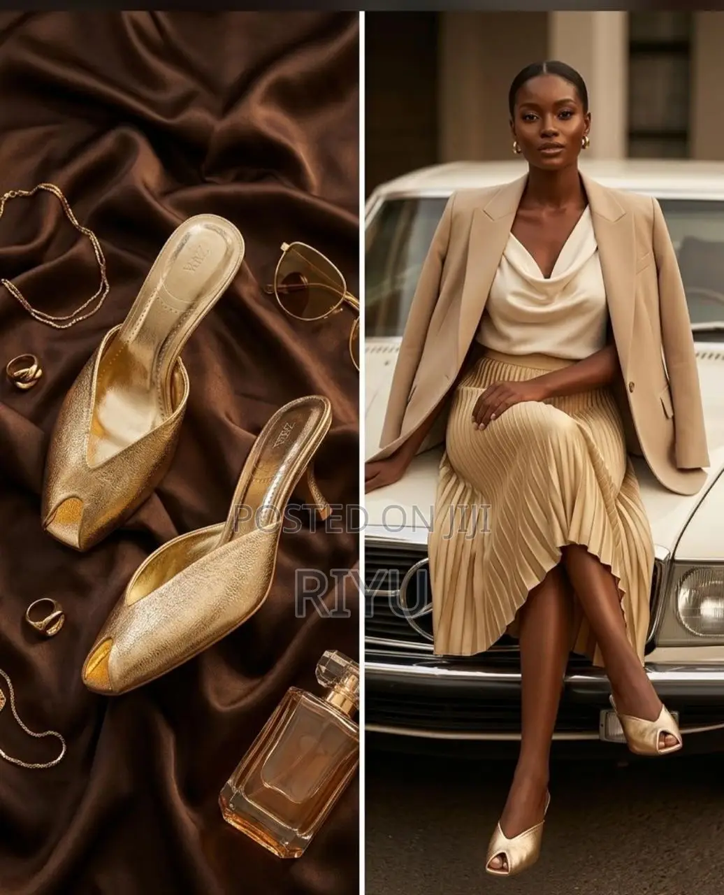 Zara Peep-Toe Stiletto Mules