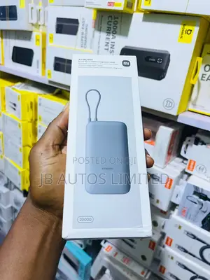 MI Xiaomi Power Bank 20000mah (Integrated Cable)