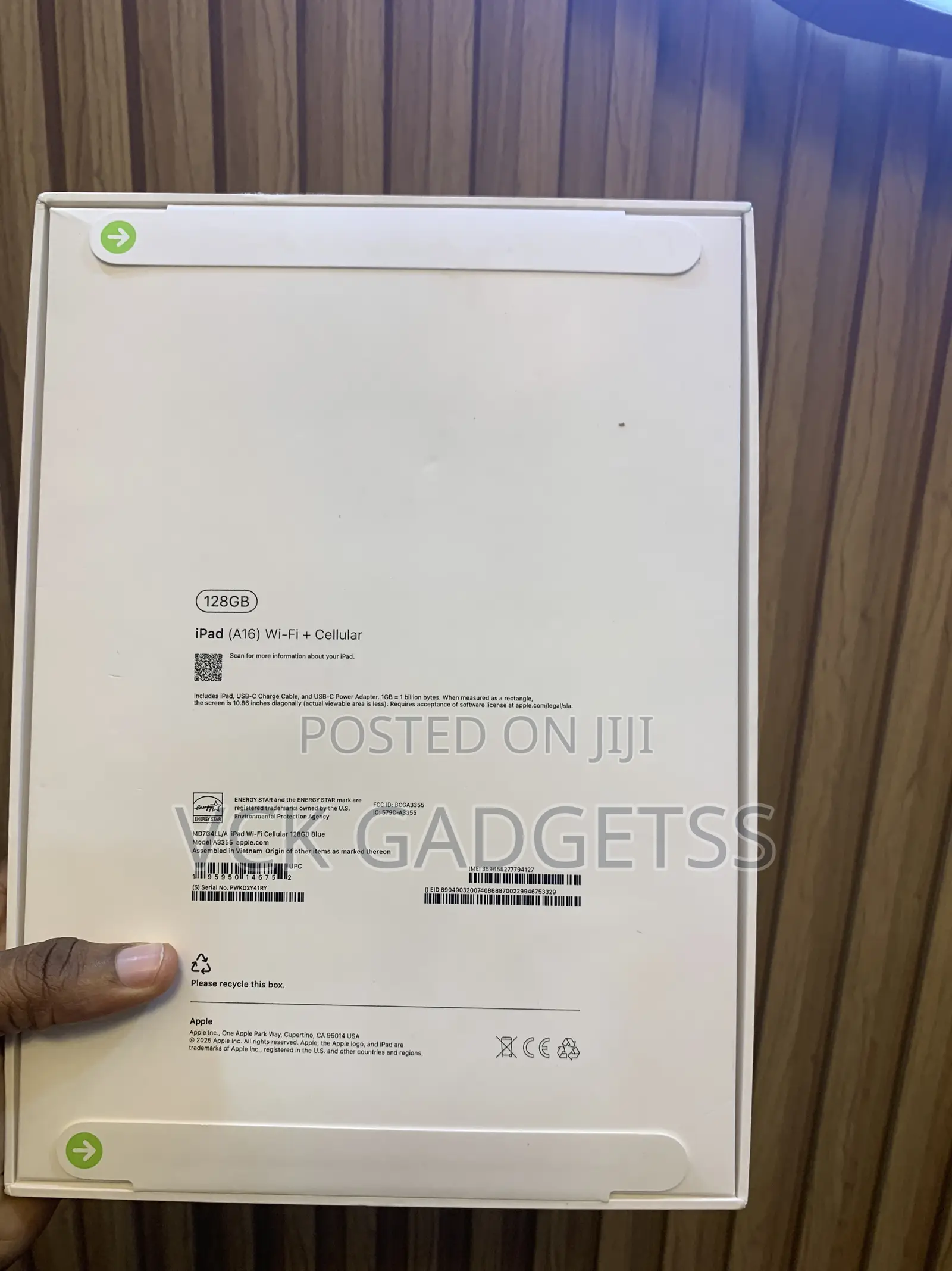New Apple iPad (2025) 128 GB