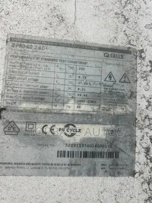 German Used Solar Panel
