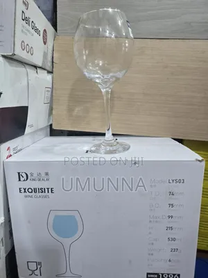 6pc Exquisite Glass Ware