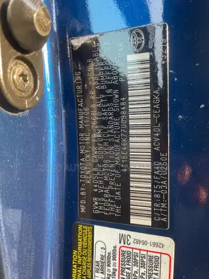 Toyota Camry 2.4 XLE 2008 Blue