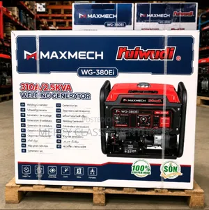 MAXMECH WG-380Ei 2.5kVA Portable Welding Generator –310A Petrol Gen