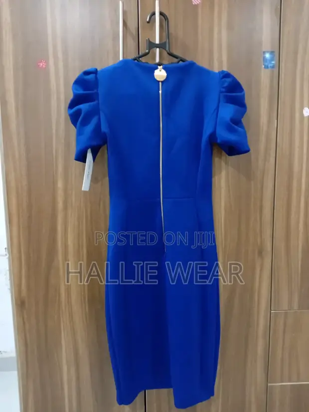 calvin klein royal blue ruffle dress Original Puff Sleeve Midi , Brand New molina mini dress black rcs Ruffles hems elevate this Color:Black/Purple