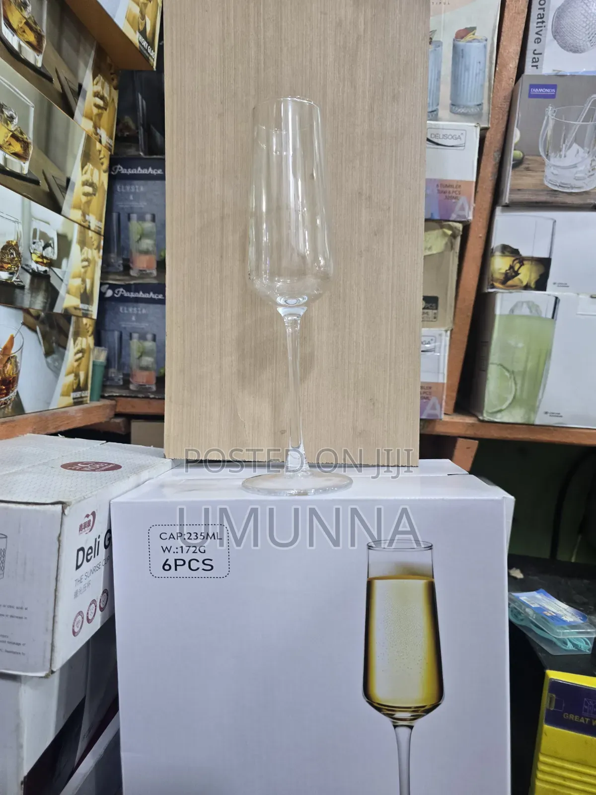 6pc Champagne Glass