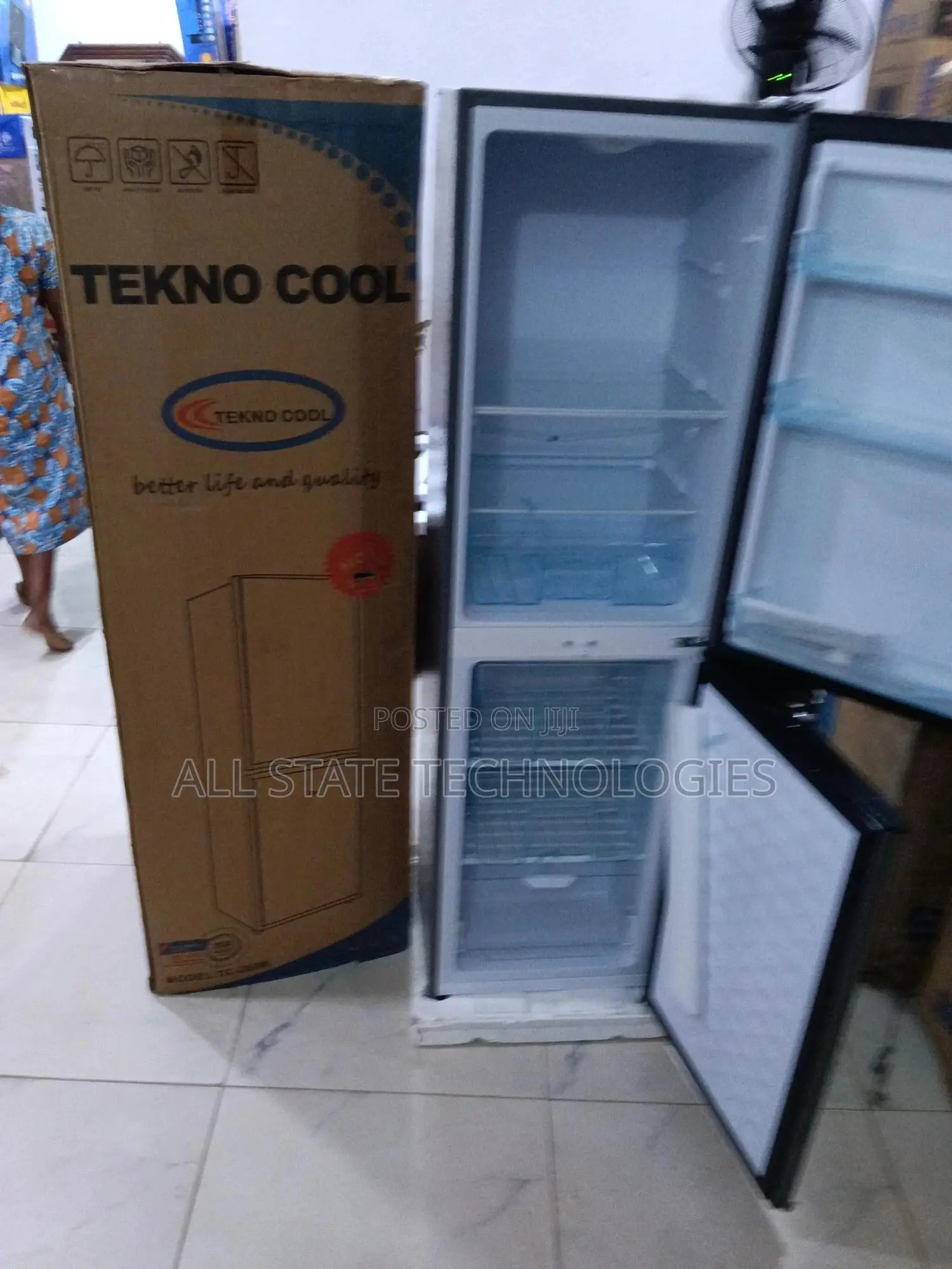 Stylish TEKNO COOL 200L Refrigerator Double Door
