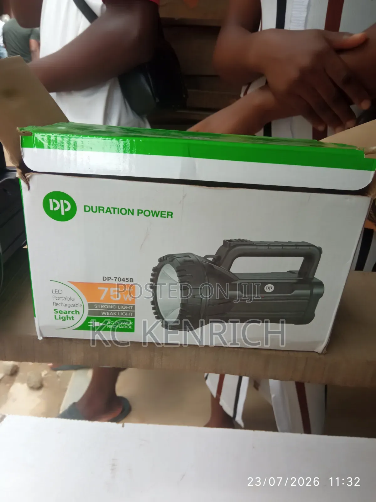 Dp Security Torchlight, 75watts, 4v, 2800mah