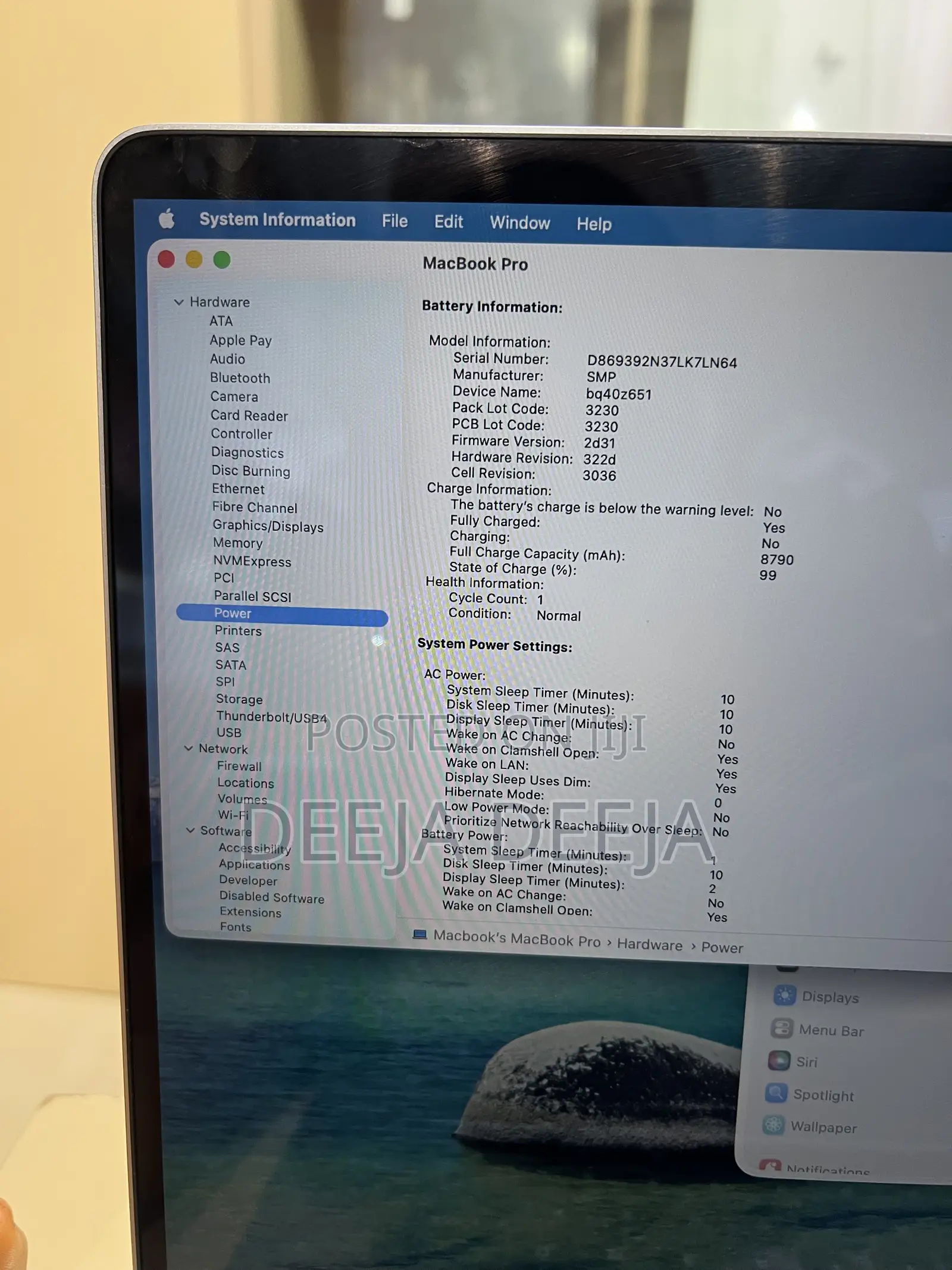 Laptop Apple MacBook Pro 2019 64GB Intel Core i9 SSD 1T