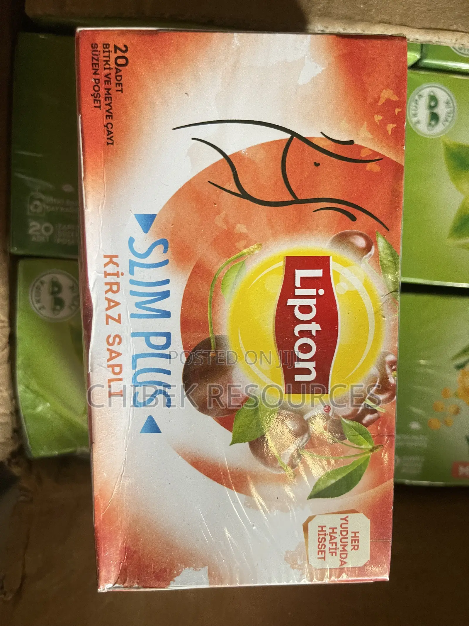 Lipton Slim Plus Cherry Stem Flavored 20-Pack 36g