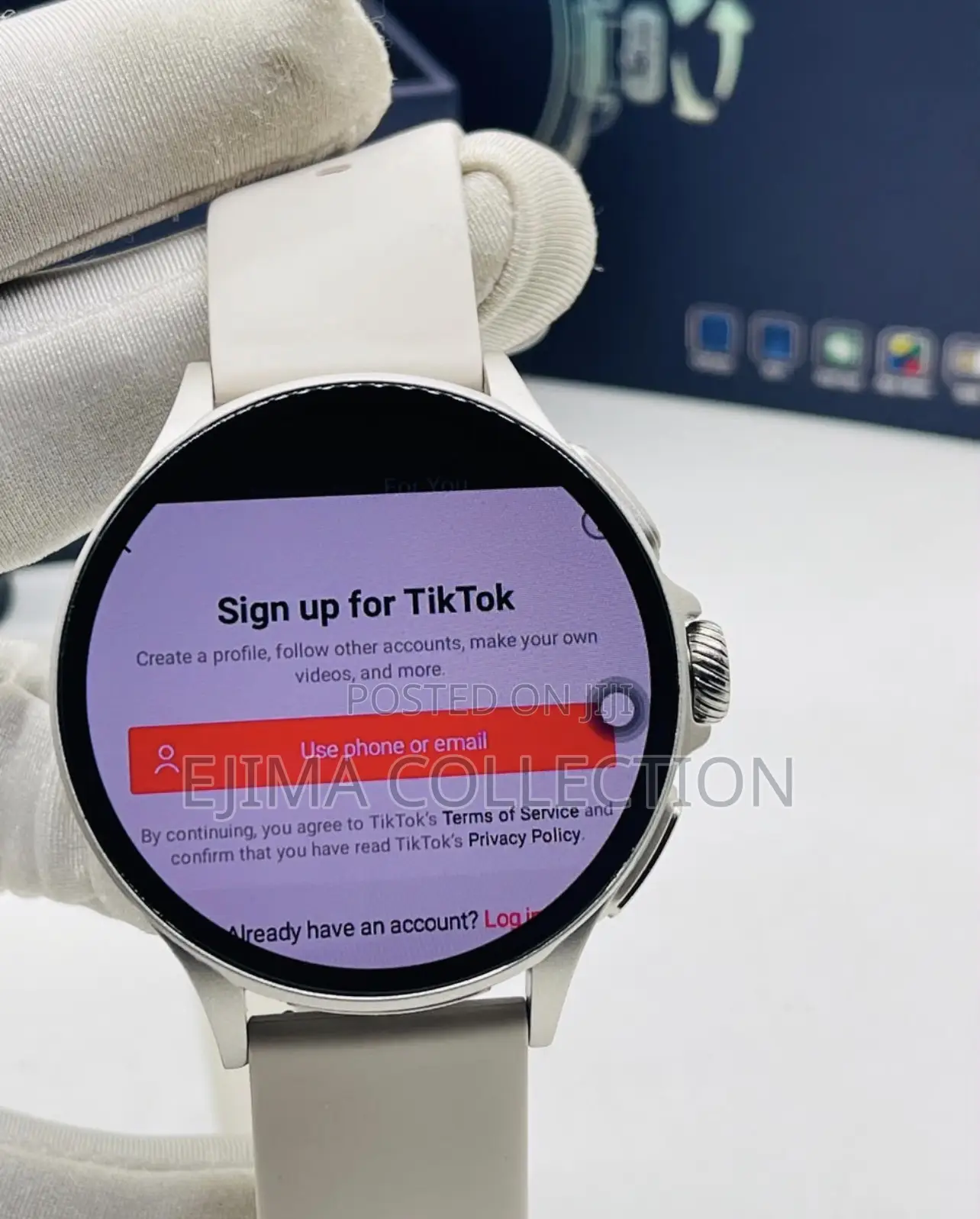 Android [ Rotating 180 Degree Camera ] Smartwatch