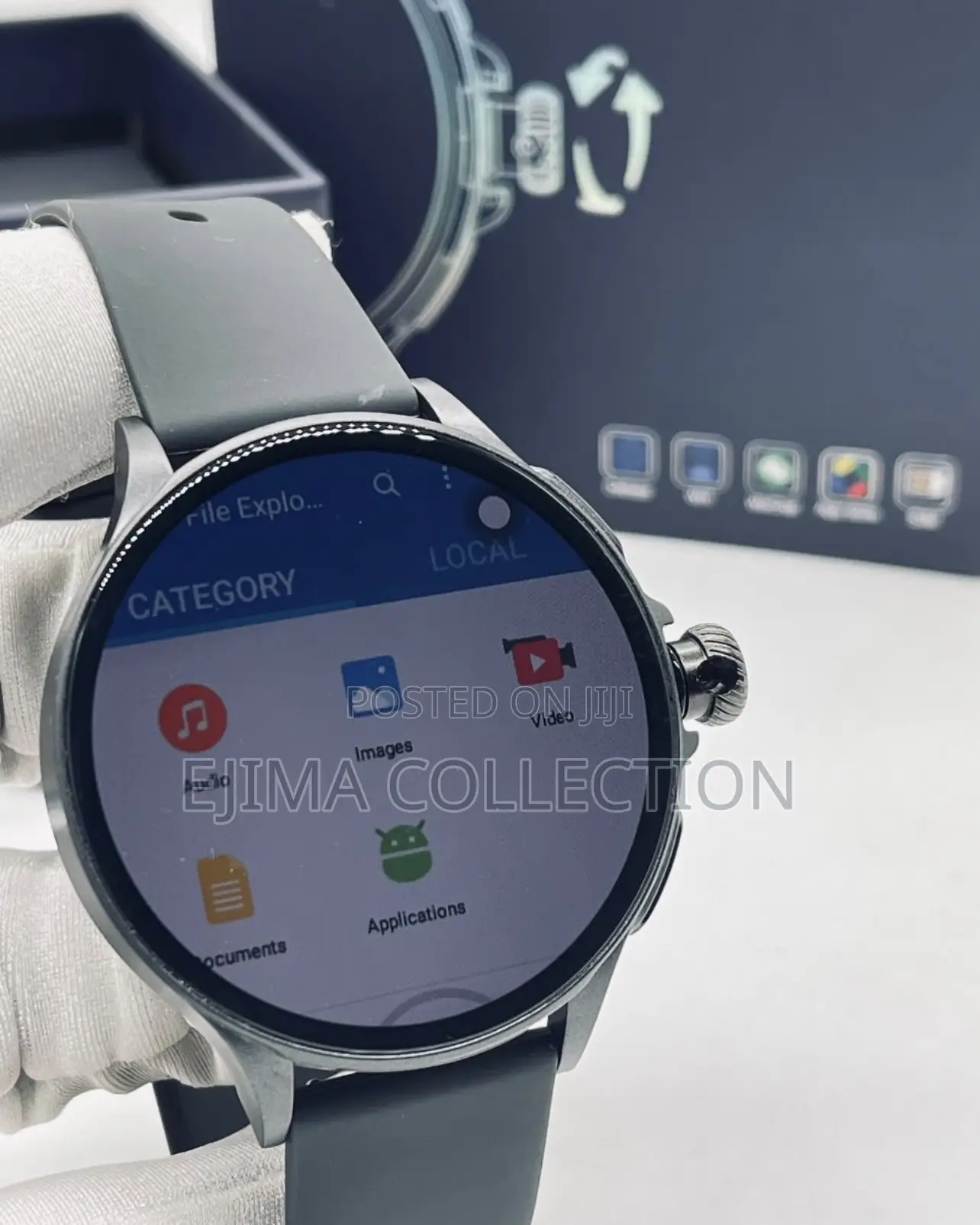 Android [ Rotating 180 Degree Camera ] Smartwatch