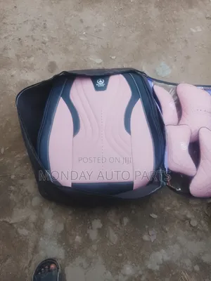 Leather Seat cover.pink and Black
