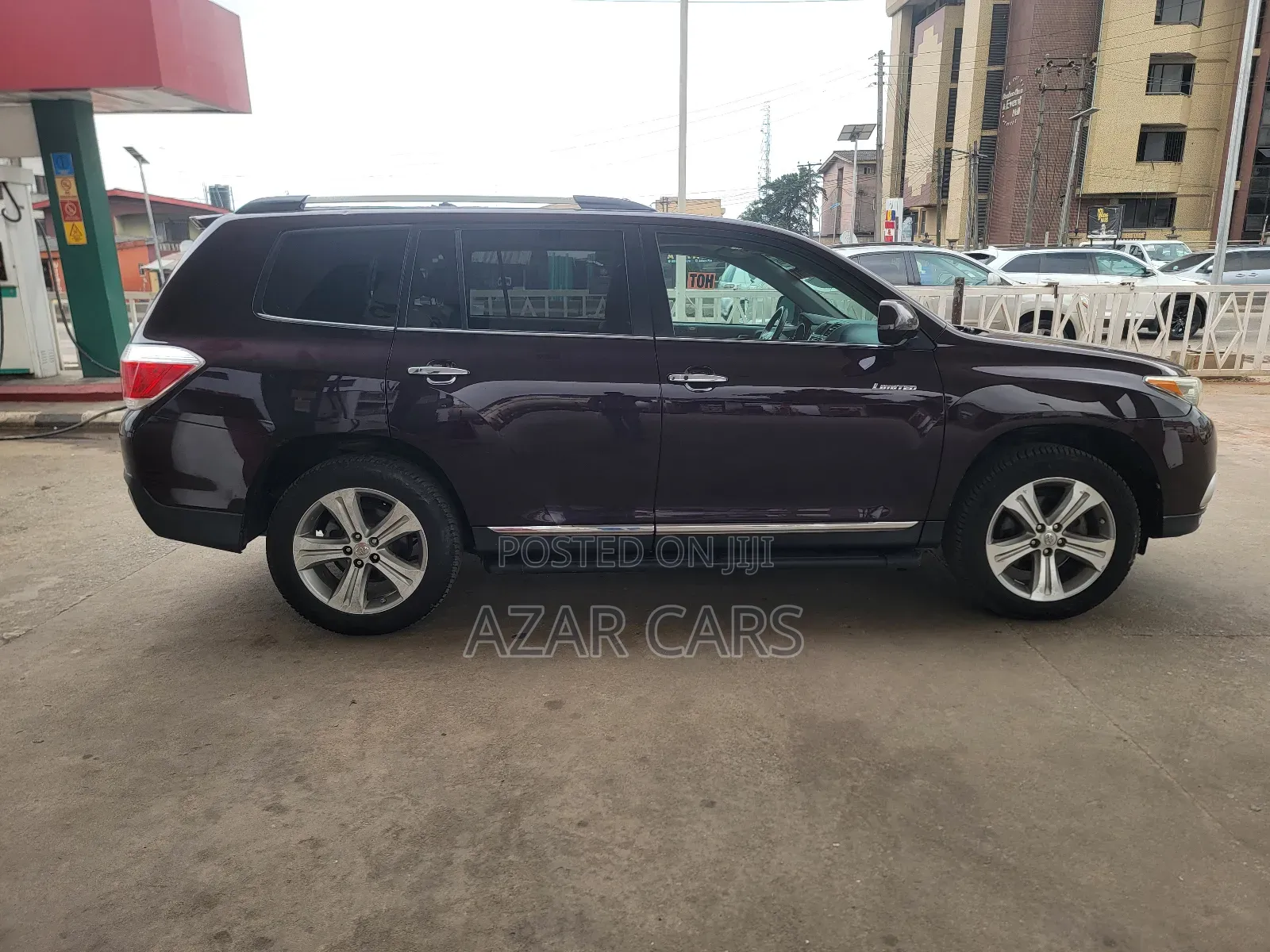 Toyota Highlander Limited 2012 Burgundy