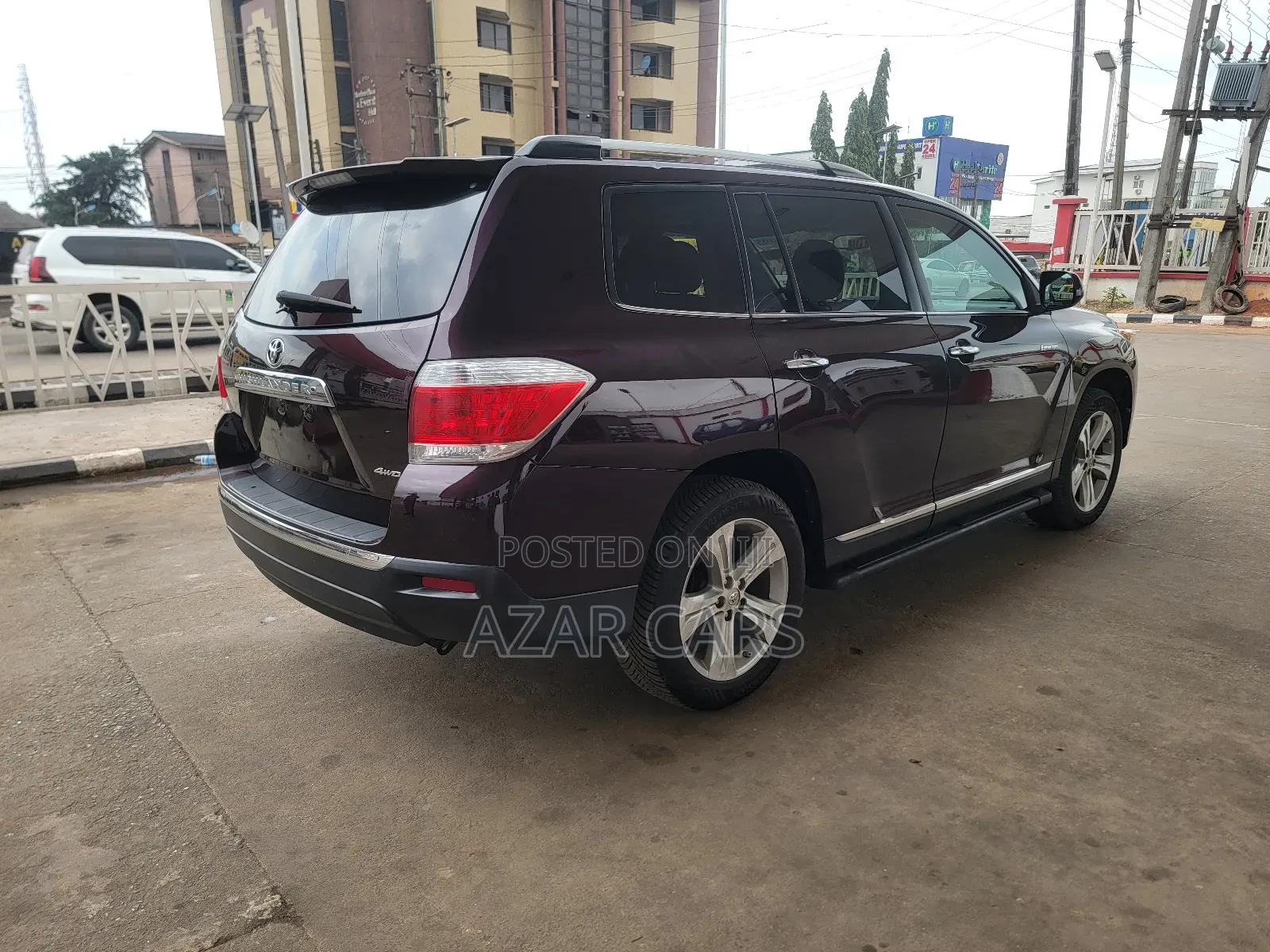 Toyota Highlander Limited 2012 Burgundy