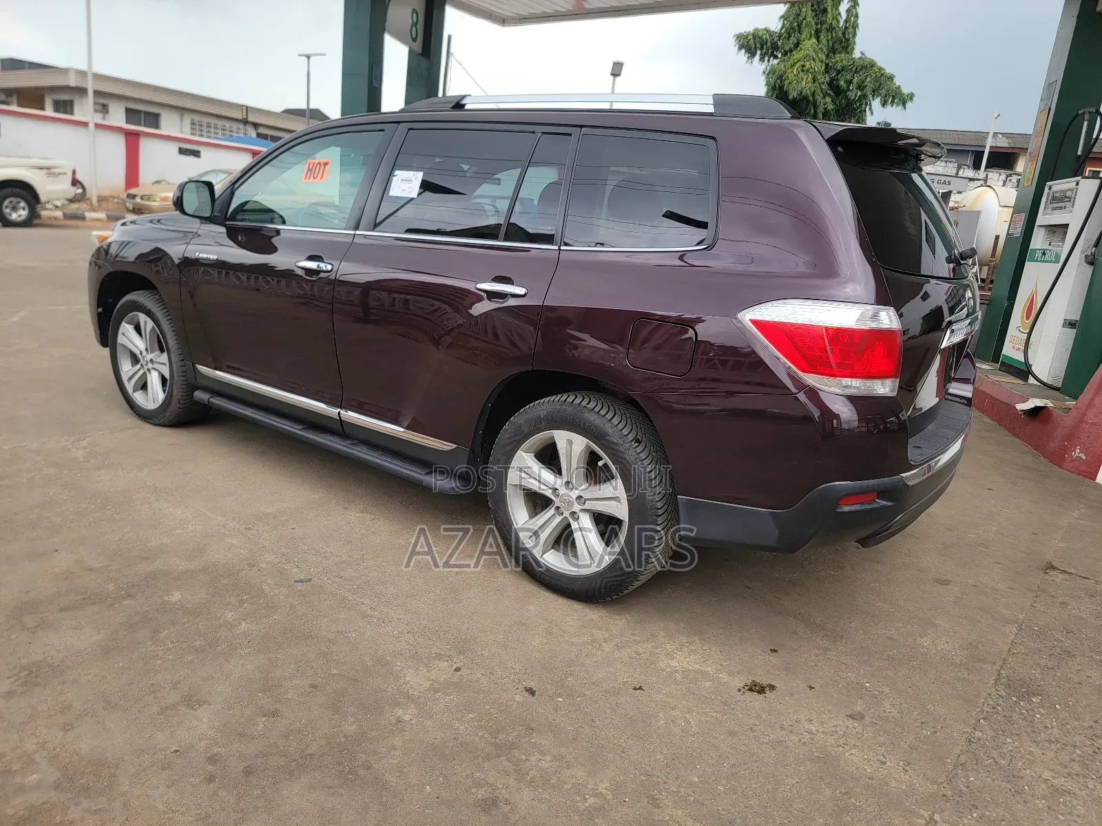 Toyota Highlander Limited 2012 Burgundy
