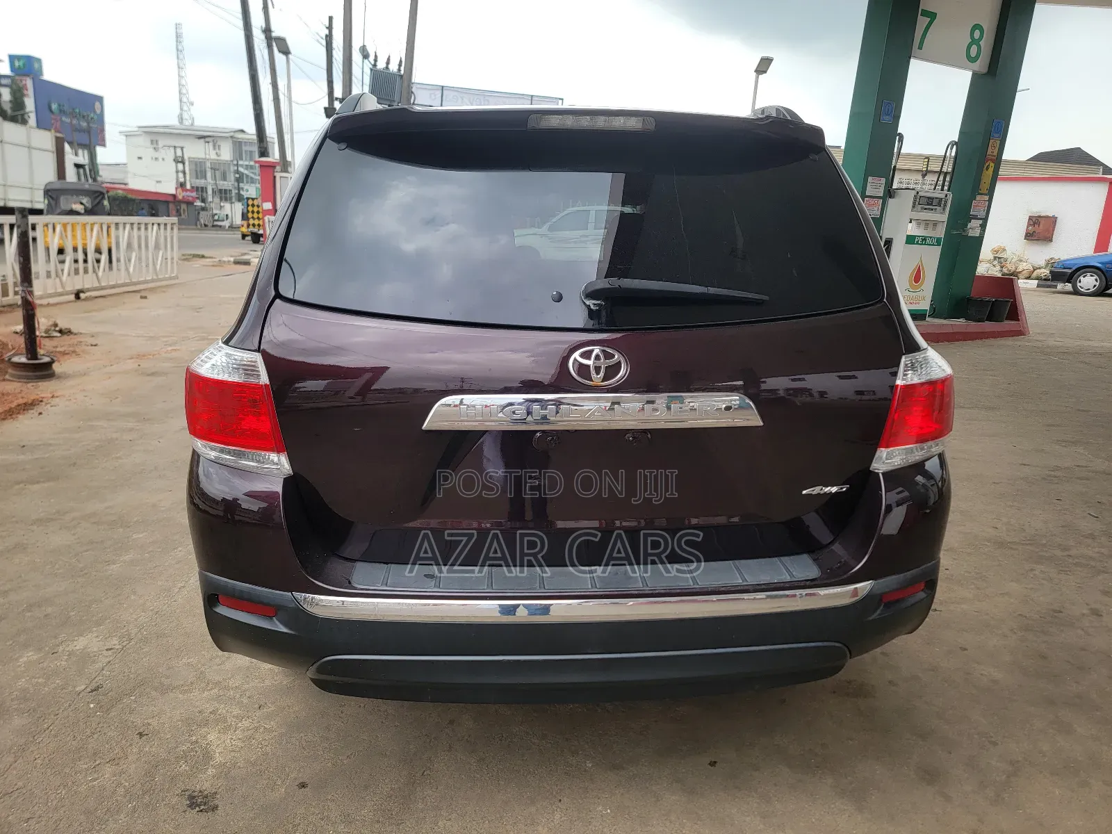 Toyota Highlander Limited 2012 Burgundy