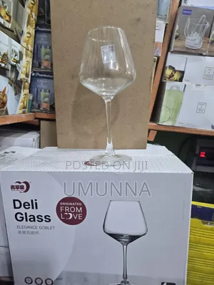 6pc Elegant Glass Ware