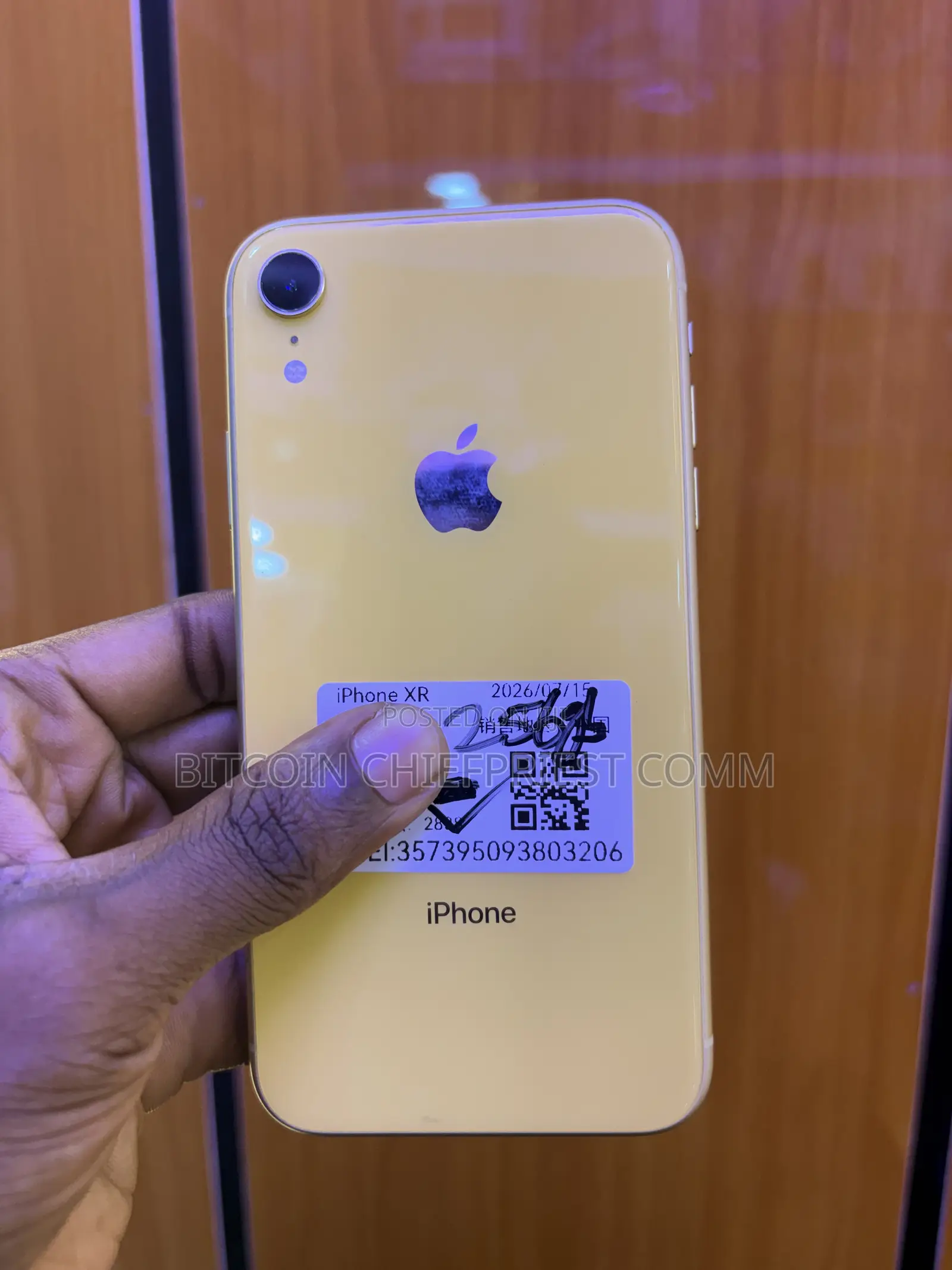 Apple iPhone XR 256 GB Yellow
