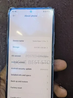 Xiaomi Redmi Note 11 Pro 5G 256 GB White