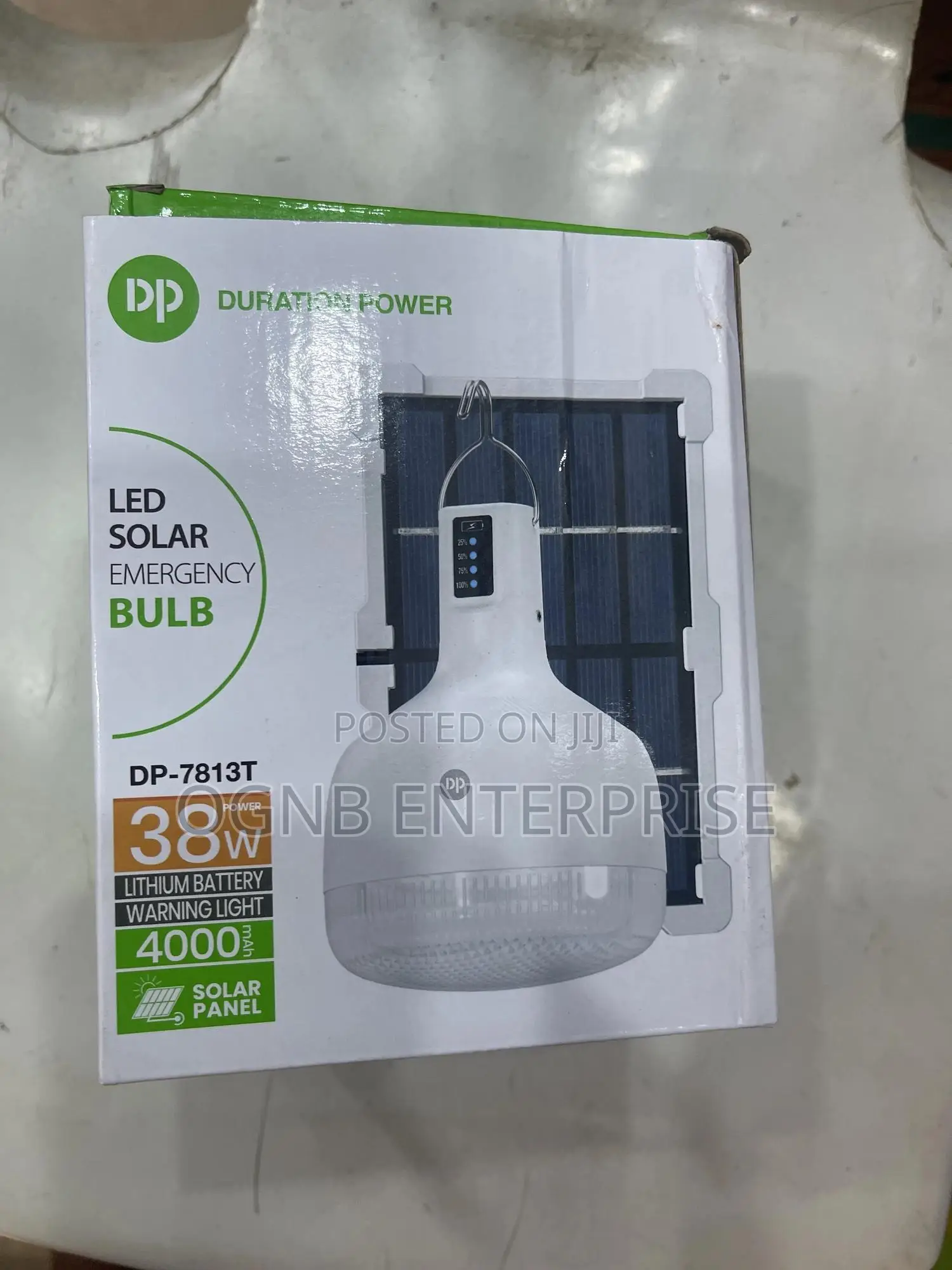 Dp Solar Emergency Bulb With Solar Panel
