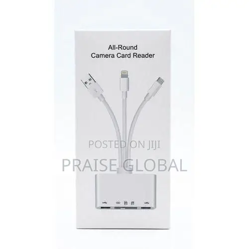 Camera Card Reader Lightning+USB-C to SD/TF/USB for iPhone All-Round