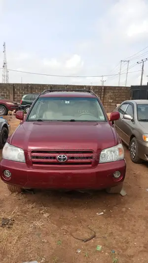 Toyota Highlander 4x4 2007 Red