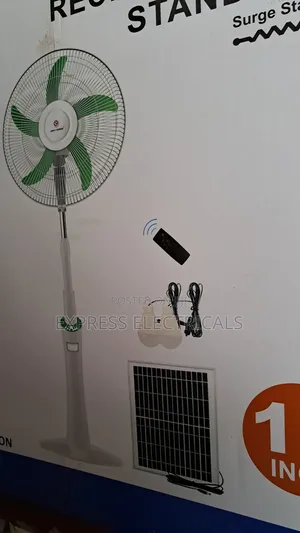 Brand New EASY POWER 18" Rechargeable Standing Fan | Solar | 9 Speeds
