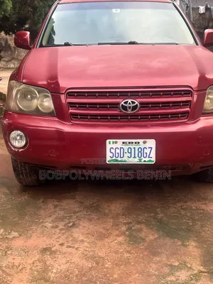 Toyota Highlander 2004 Red