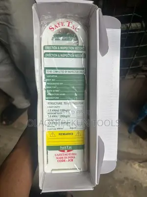 Safetag Scaffold Inspection Tag