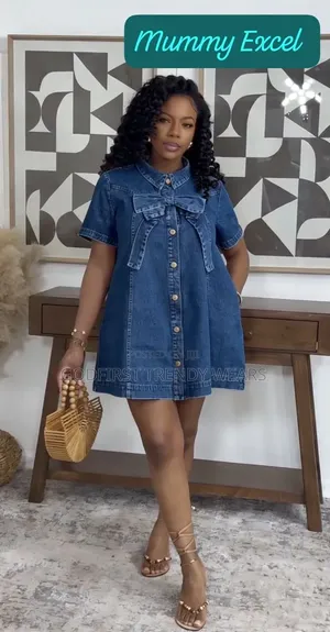 New Trending Short Jeans Gown