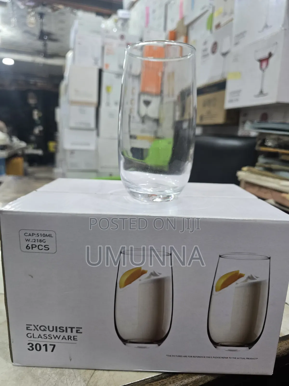 6pc Water Glass
