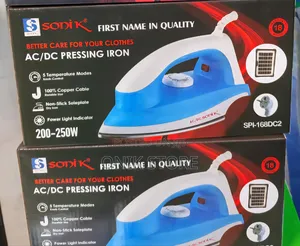 AC/DC Solar Pressing Iron