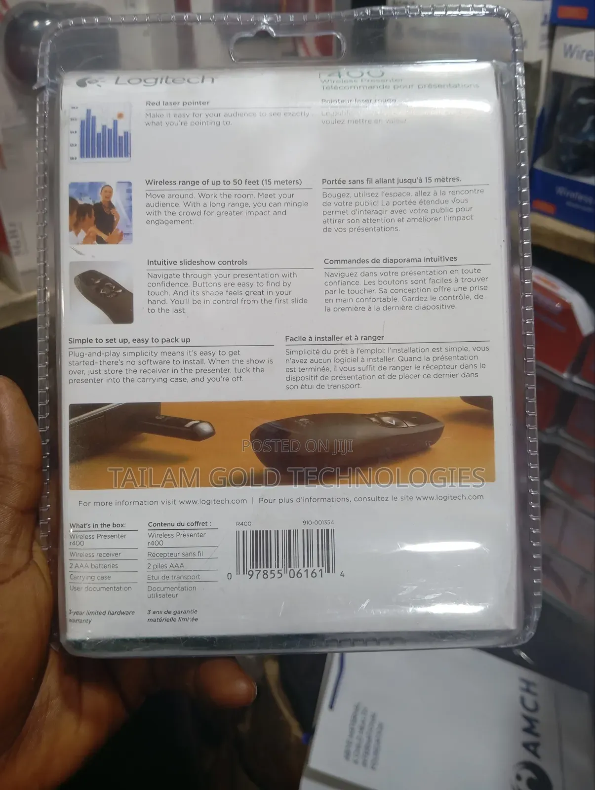 Original R400 Logitech Wireless Presenter