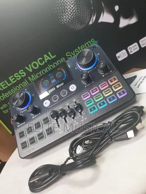 Professional Audio Mixer Sound Card