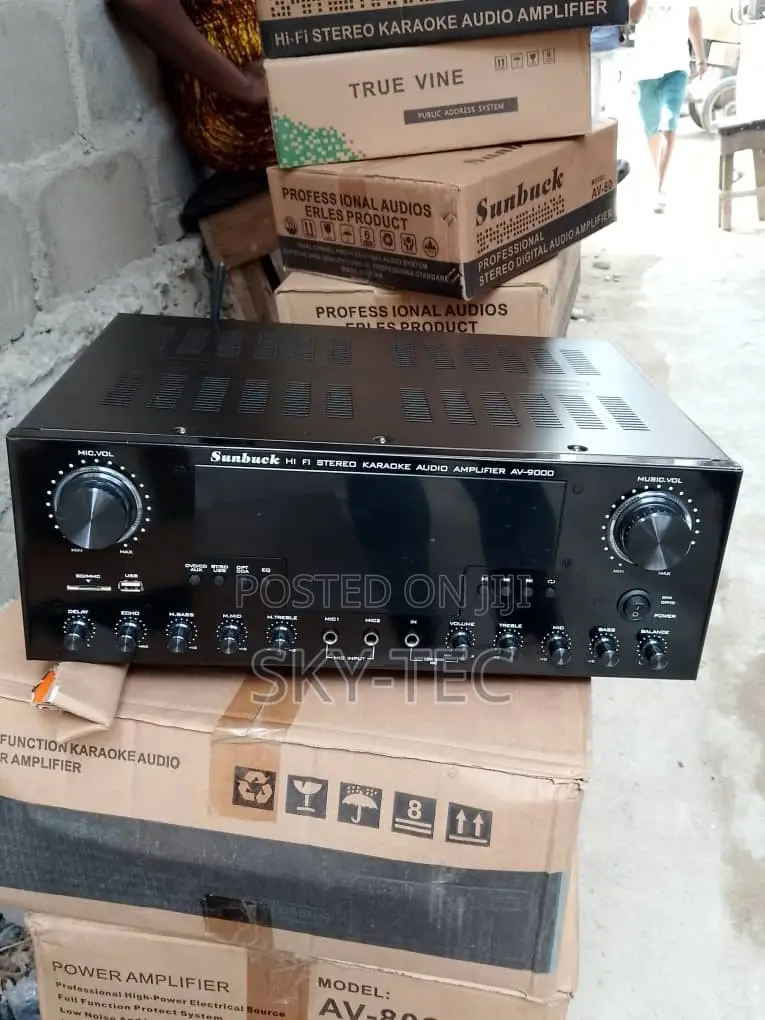 Original Sunbuck 2000watts Amplifier, Bluetooth,USB