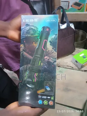 Army Torchlight Zoom Nd Strobe, Iron Body, 50w, 2000mah, Rechargeable