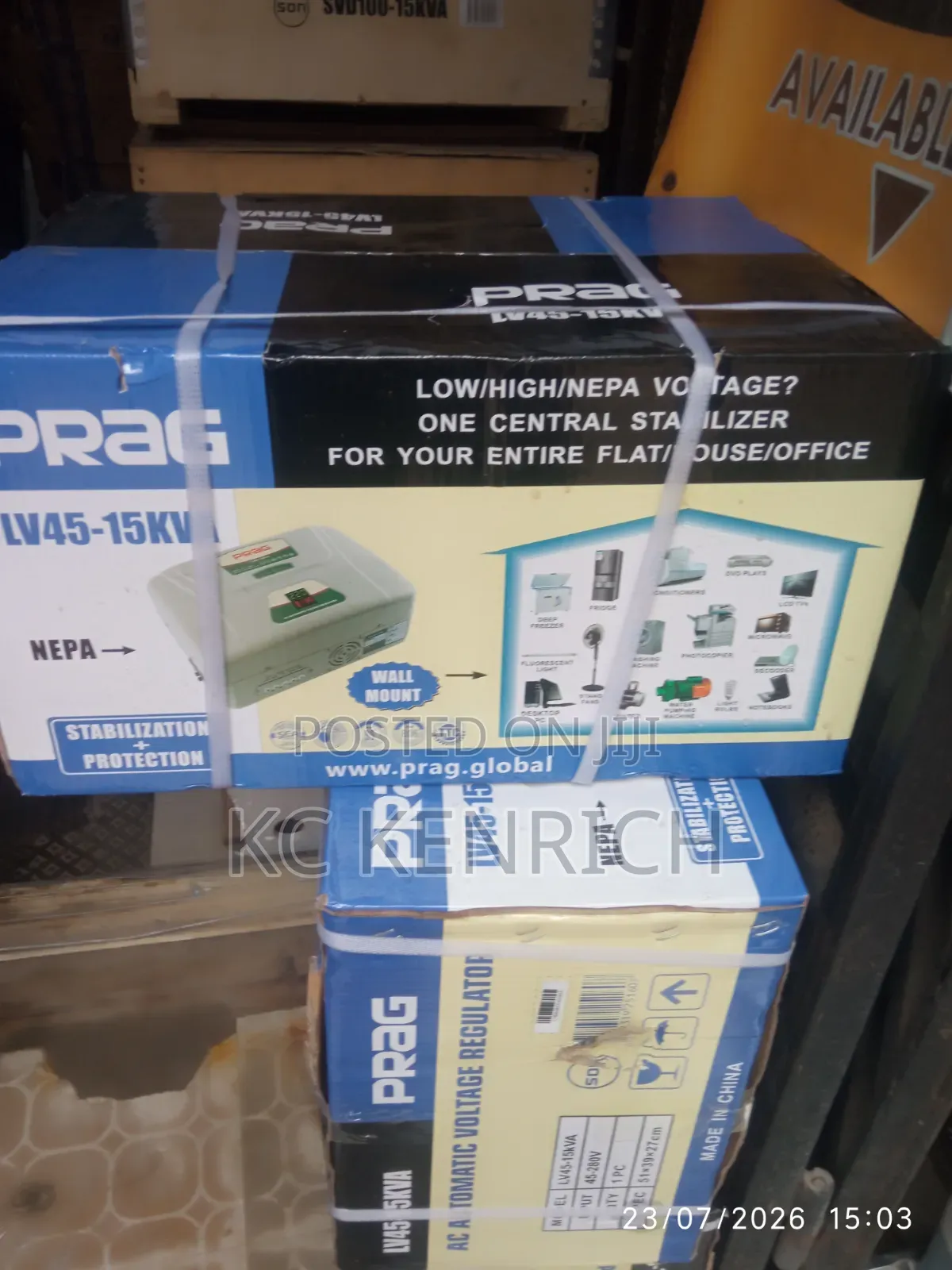 Prag (45v15kva) Central Stabilizer, All Electronics, Devices at Home