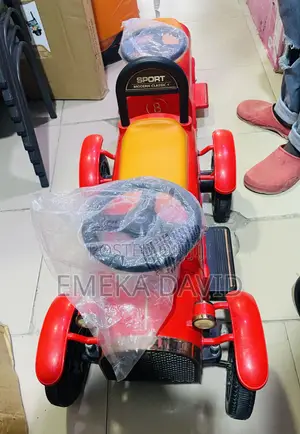 Honey Whale Red Electric Ride-on Toy Train.
