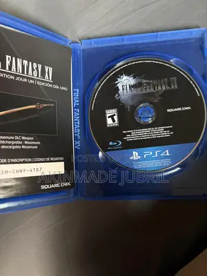 Used Final Fantasy Game Disc for Ps4 Available