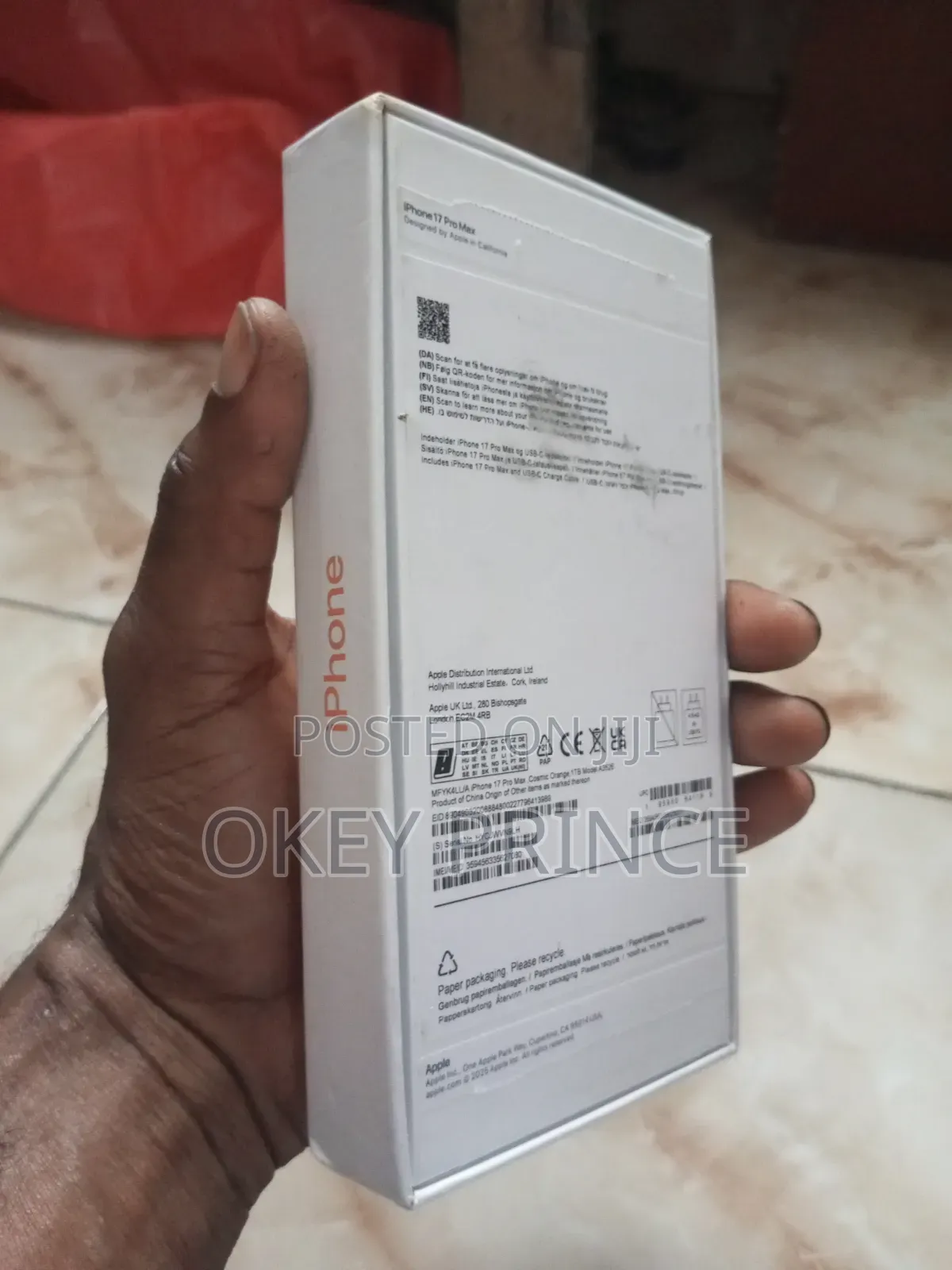 New Apple iPhone 17 Pro Max 1 TB Orange