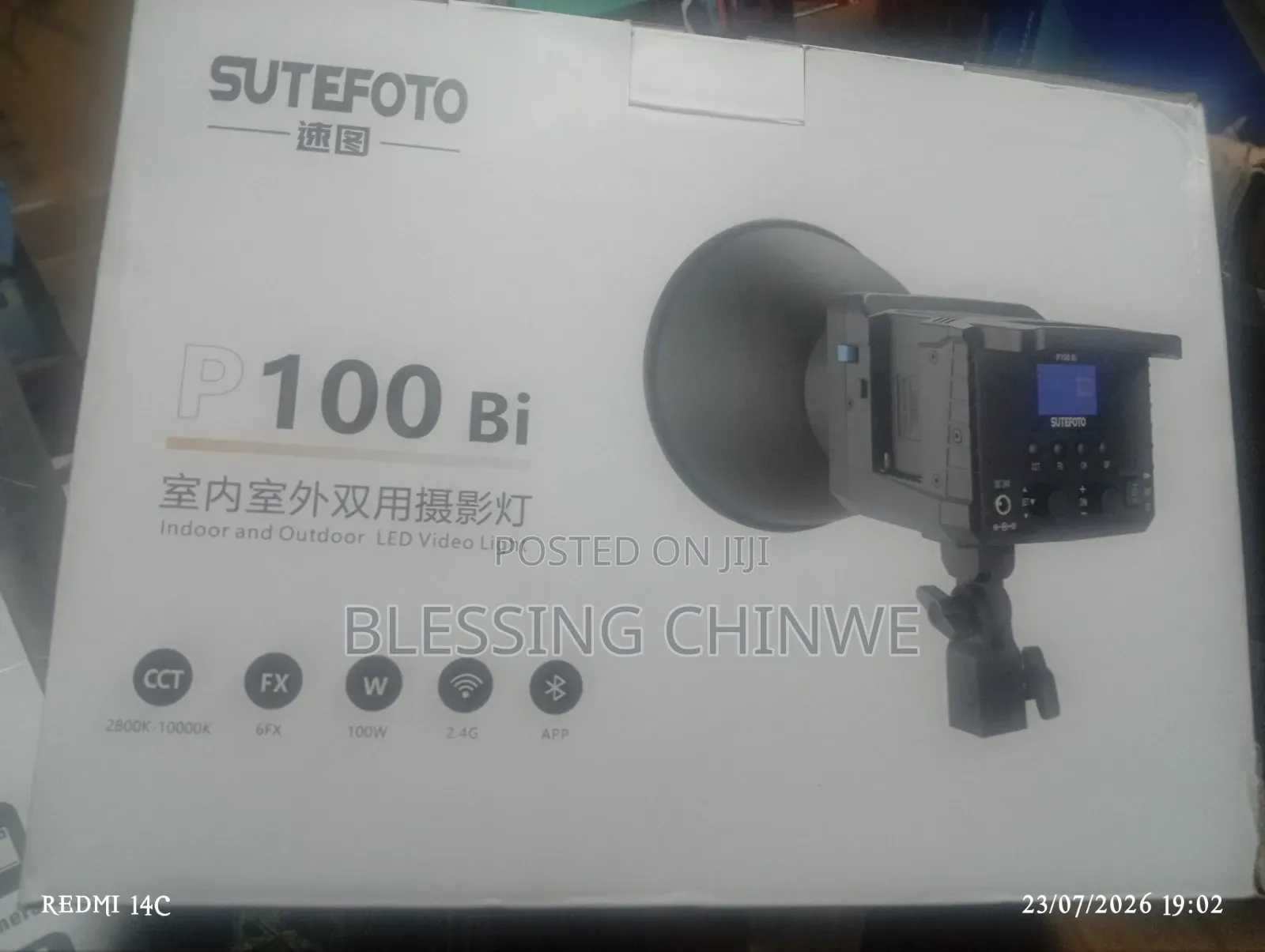SUTEFOTO P100 Bi Led Video Light