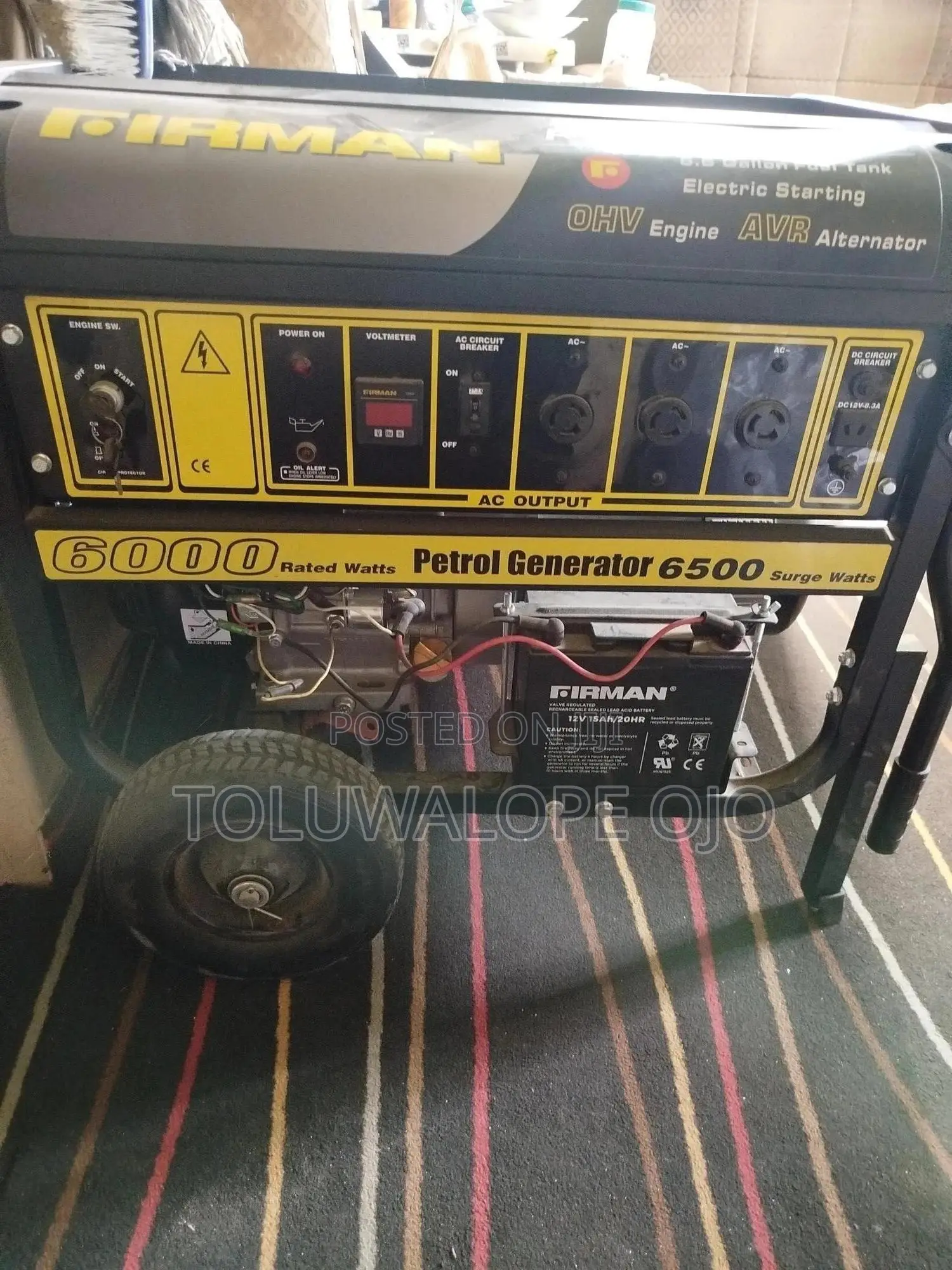 Firman Fpg880e2 Generator