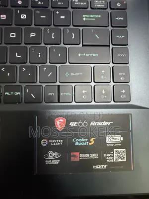 Laptop MSI GE66 Raider 16GB Intel Core i7 SSD 512GB